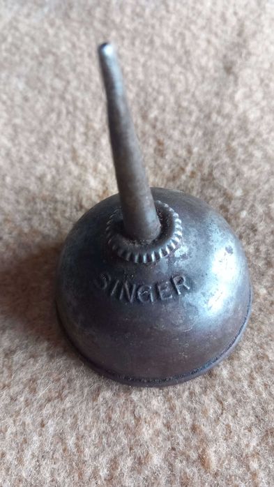 Almotolia antiga e original de óleo da Máquina Singer