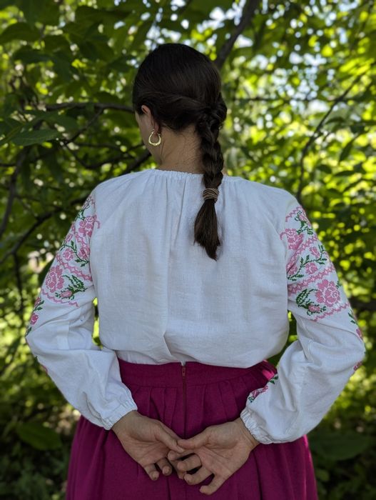 Жіноча вишиванка, вишита сорочка "Весна", розмір S-M