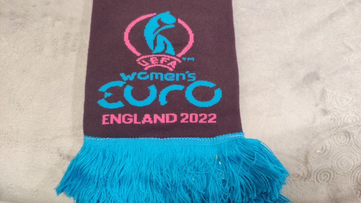 "Шарф болельщика UEFA Women's Euro England 2022. Акриловый.