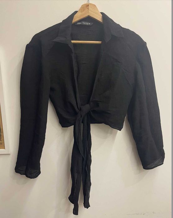 New  Black Zara Top