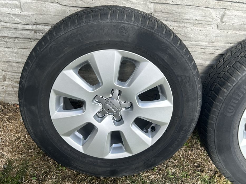Alufelgi Audi 16” 5x112 ET 37 z opona zimowa 225/60R16