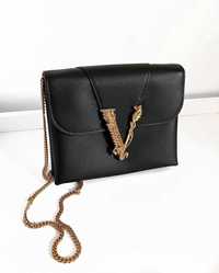 Torebka Versace model Virtus Clutch nowa skóra naturalna