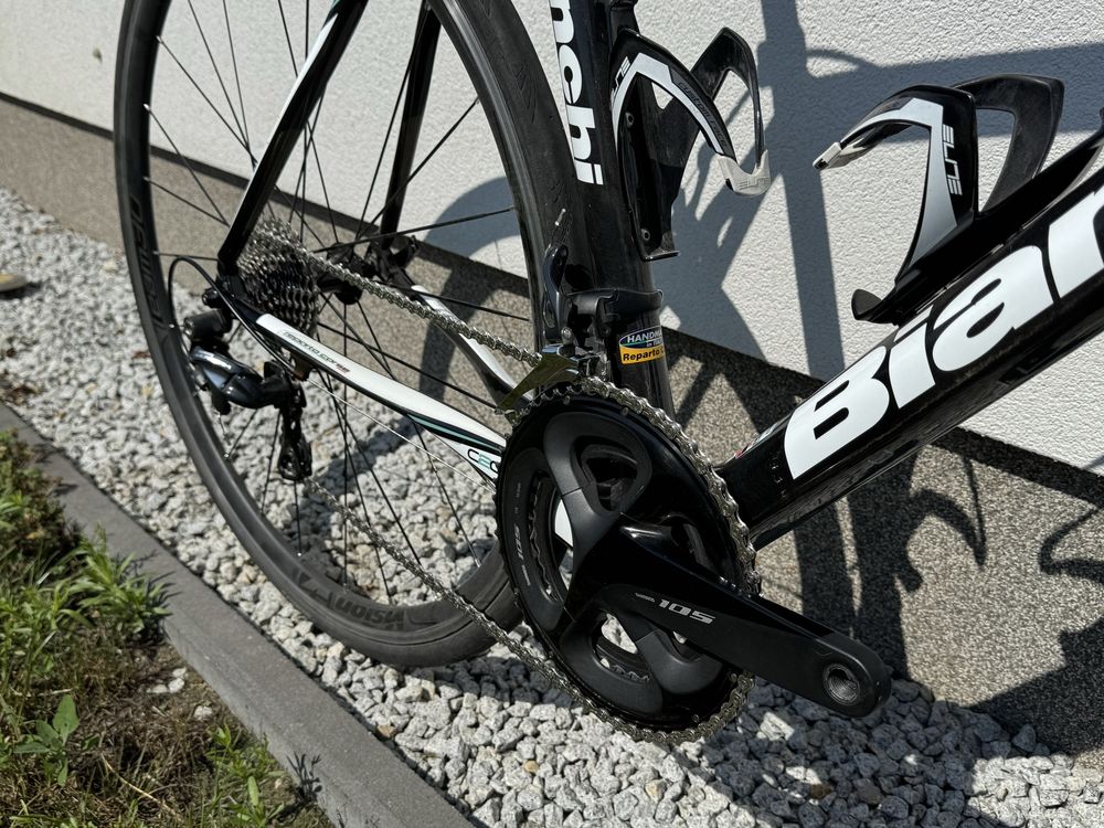 Bianchi Intenso rozm. 57 - pomiar mocy, karbon, doinwestowany, dodatki