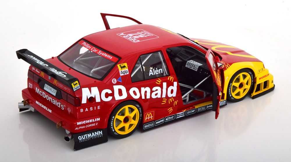 Model 1:18 Werk83 Alfa Romeo 155 V6 TI #27 McDonald's DTM ITC 1995