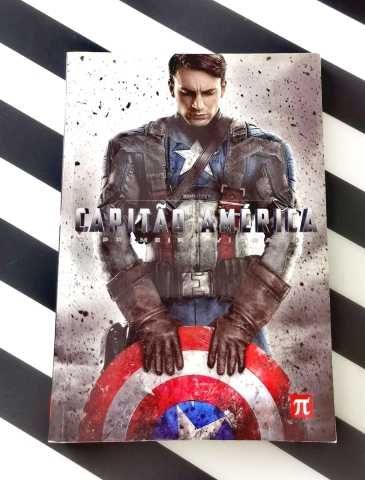 livro Capitão América O Primeiro Vingador