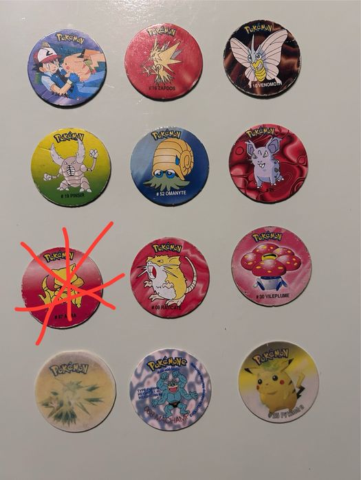 Tazo Pokemon Dunkin Caps