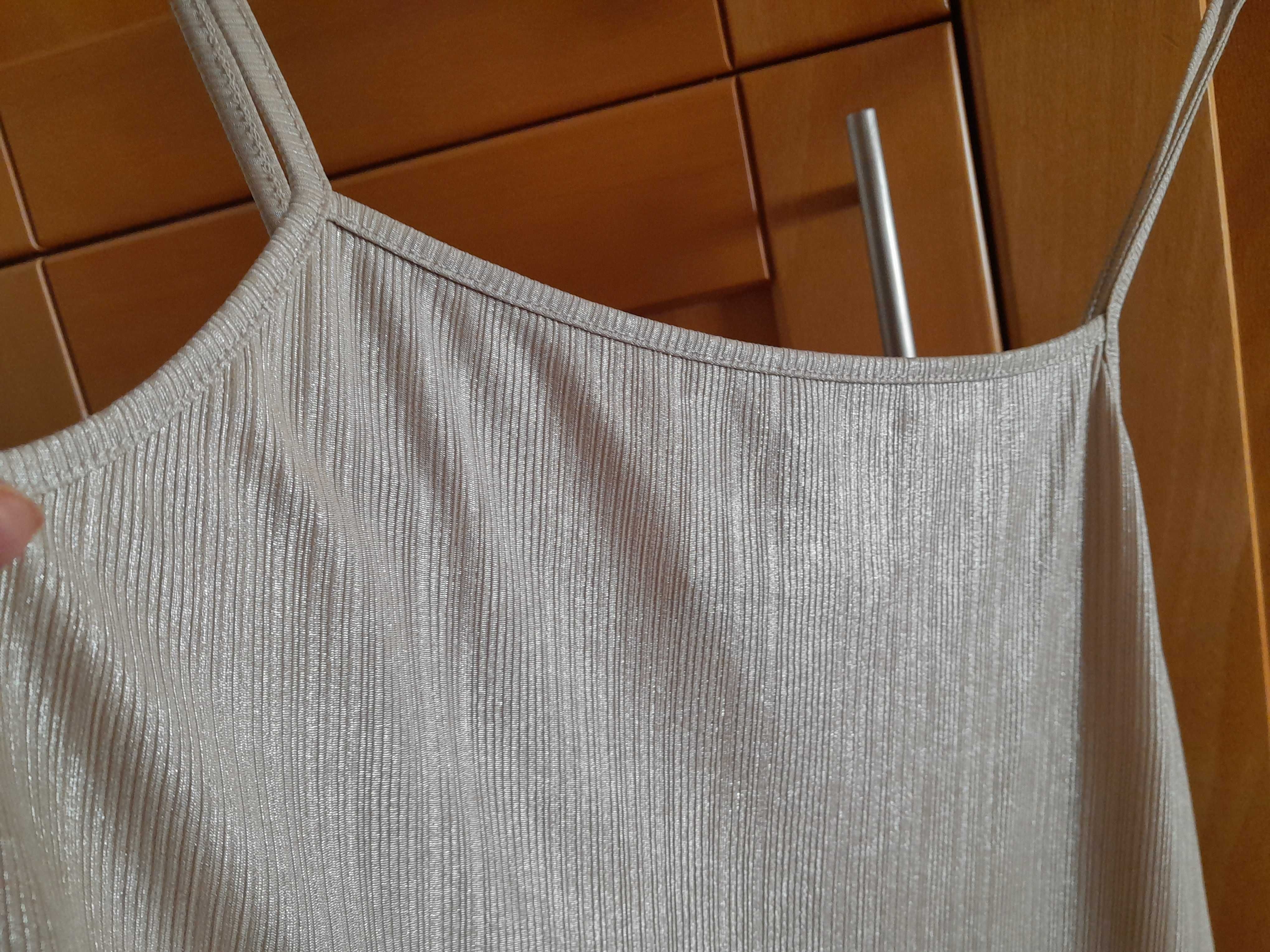 Vestido senhora dourado , M