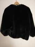futro Zara xs s m 34 36 38 czarne krótkie futerko zaraz xs s