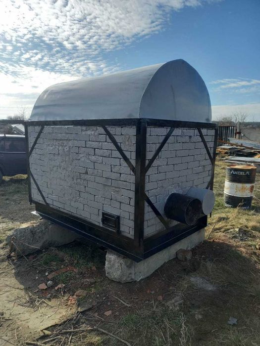 Теплогенератор на дровах б/у