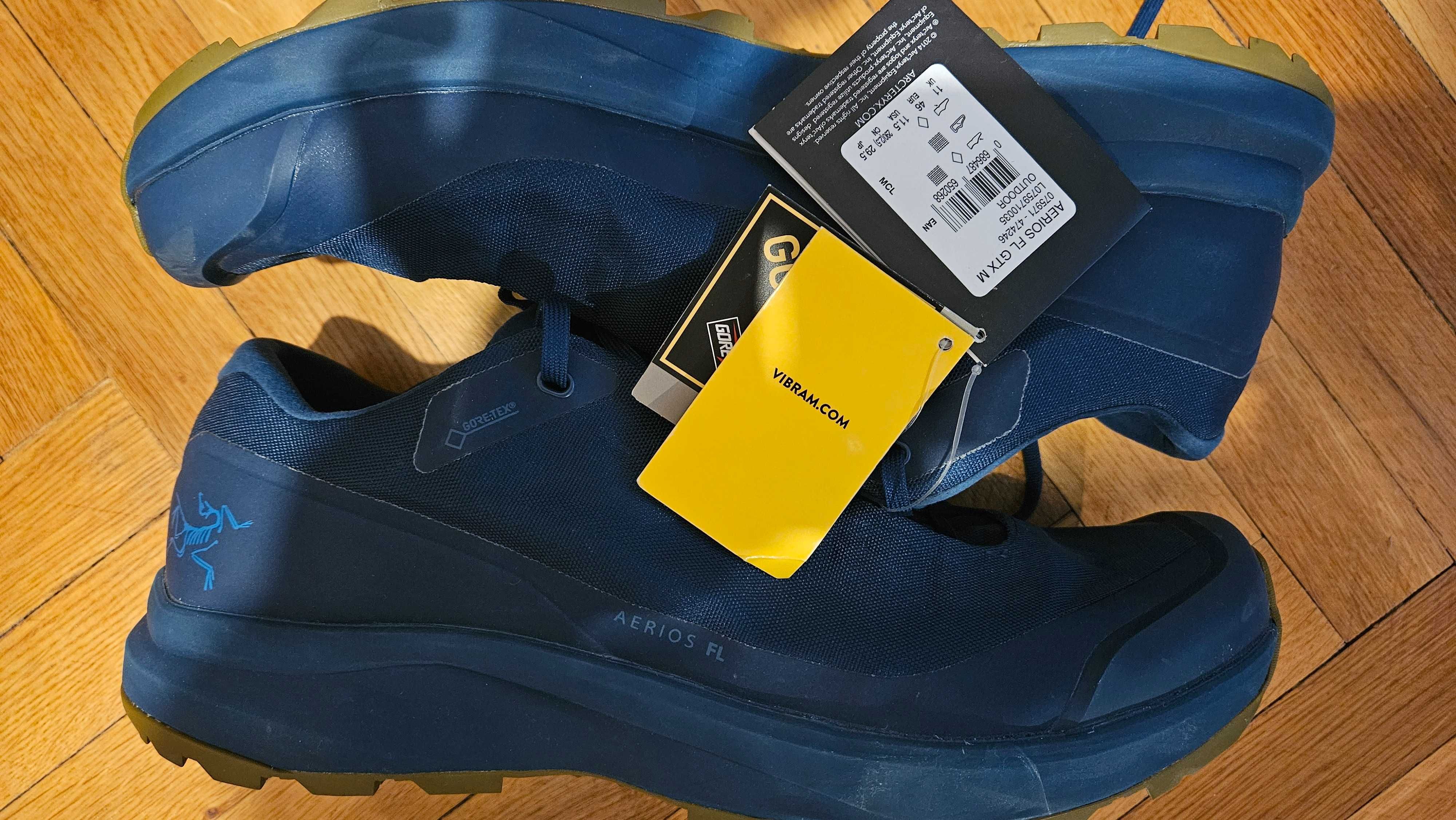 Nowe Arc'teryx Aerios FL Gore Tex 46/295mm buty podejsciowe.
