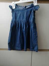 Sukienka a' la jeans 5 10 15, roz. 86