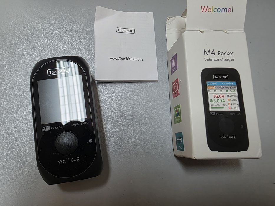 ToolKitRC M4 Pocket - Carregador Balanceador 80W