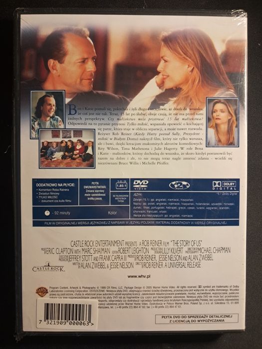 Tylko miłość | Willis | Pfeiffer | folia | DVD