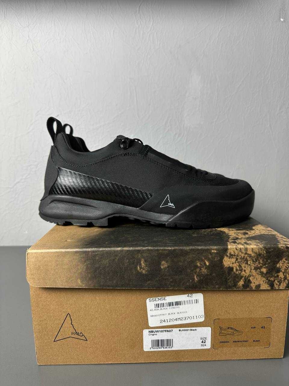 Ботинки Roa Black Cingino Sneakers ОРИГИНАЛ зимние кроссовки роа