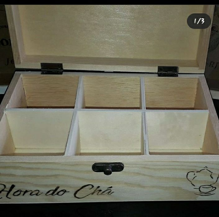 Caixa de chá personalizada