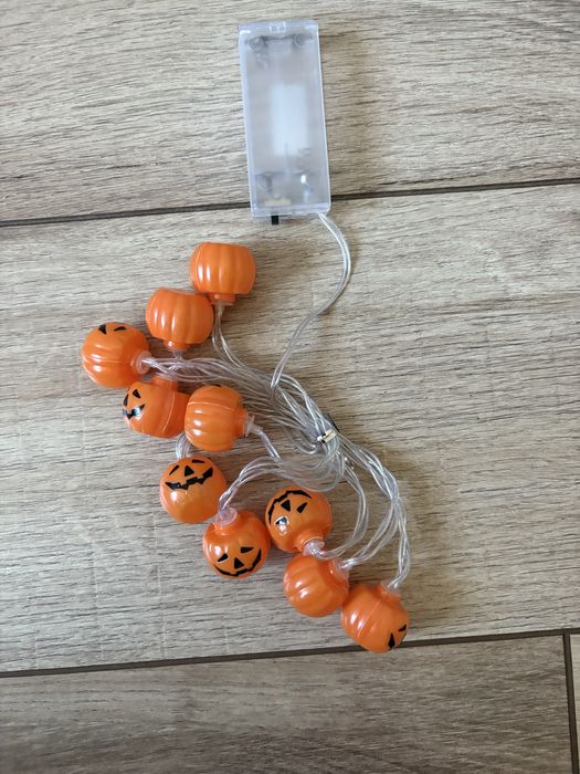 Zestaw girland hallowen dynie duszki