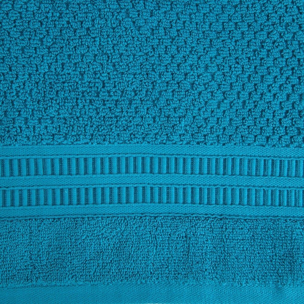 Ręcznik Rosita 50x90 turkusowy o ryżowej strukturz