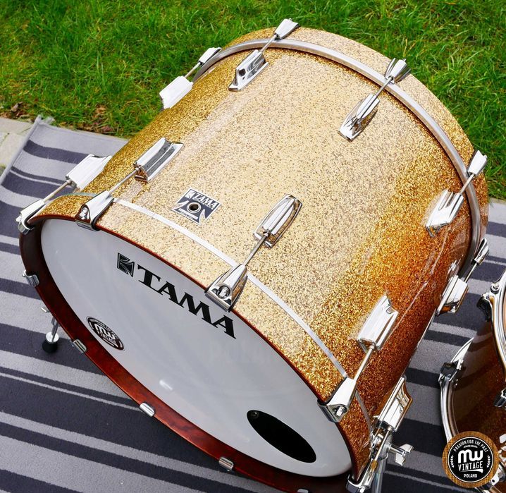 Perkusja Tama Superstar Vintage 22", 12", 14" Gold Sparkle ‼️