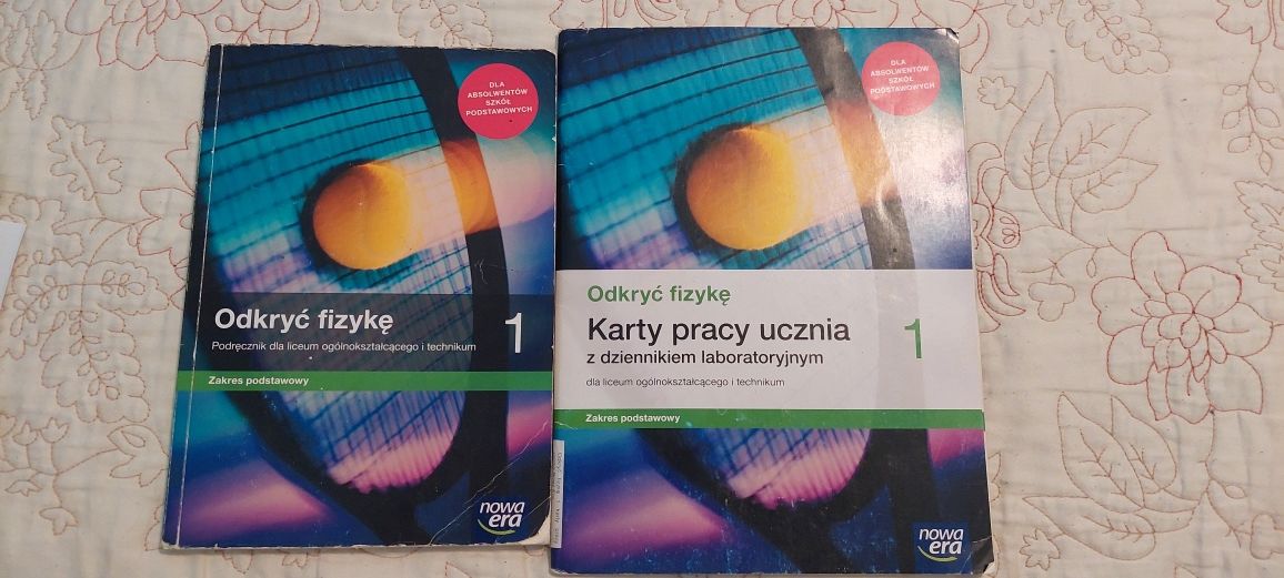 Odkryc fizyke 1, podręcznik + karty pracy(nowe)
