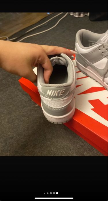 Nike dunk low smoke grey 38