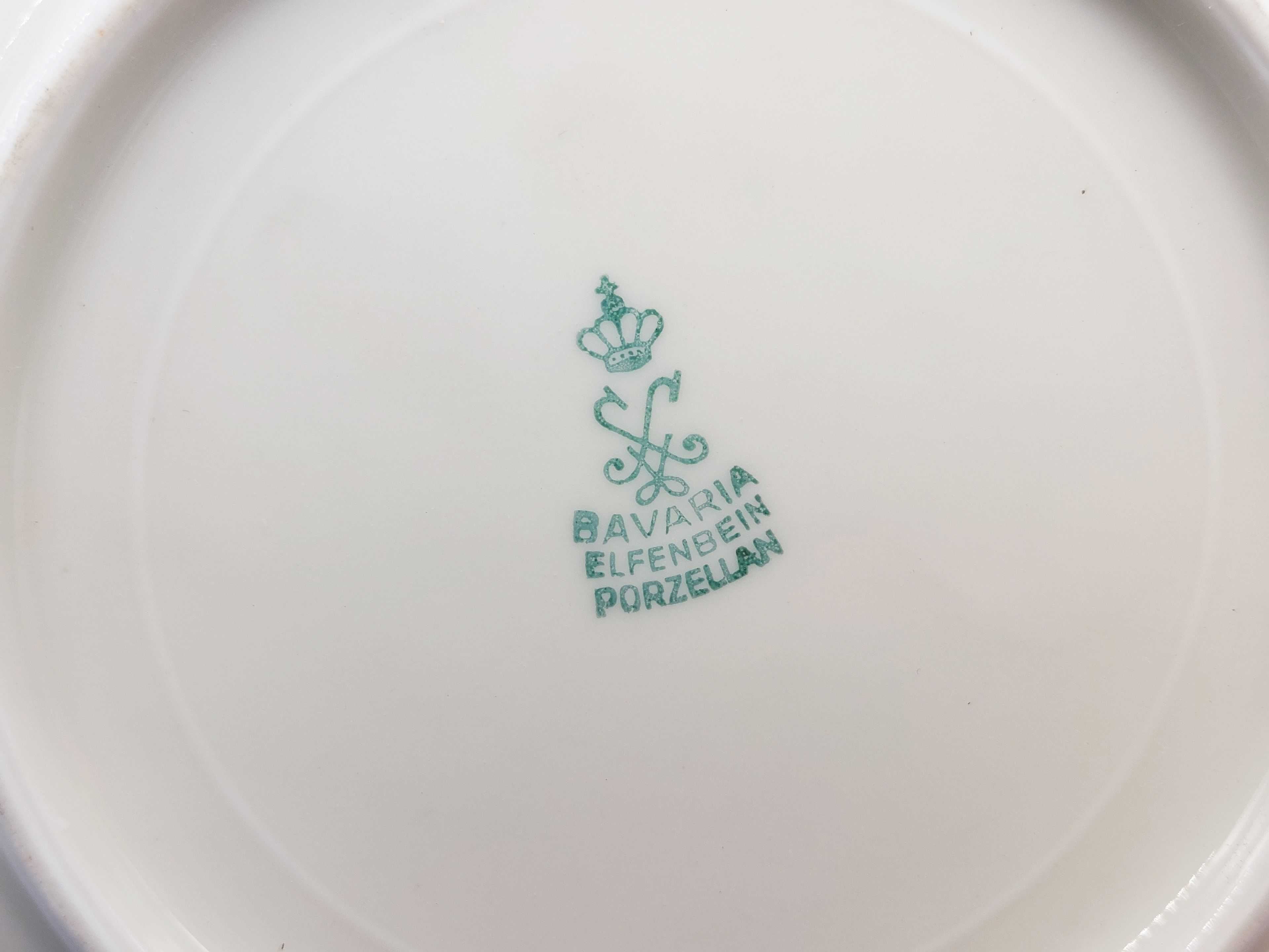 Miseczka talerzyk salaterka porcelana Elfenbein Bavaria vintage