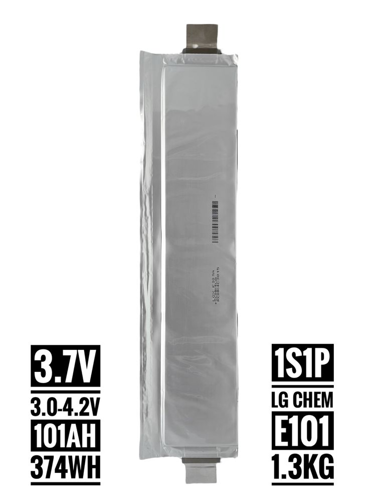 Акумулятор LG Chem 1S1P 101Ah 374Wh LGX E101 3.7V для збірок АКБ