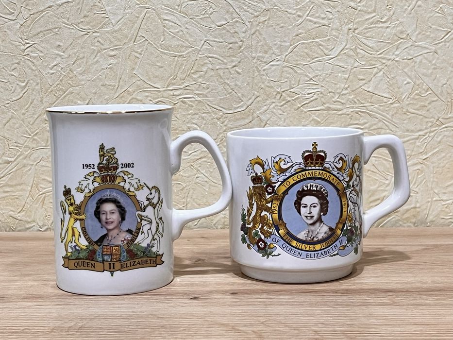 Чашка вінтажна Queen Elizabeth II королева єлизавета