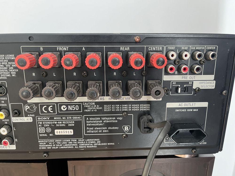 Amplituner SONY STR-DB840 +Pilot
