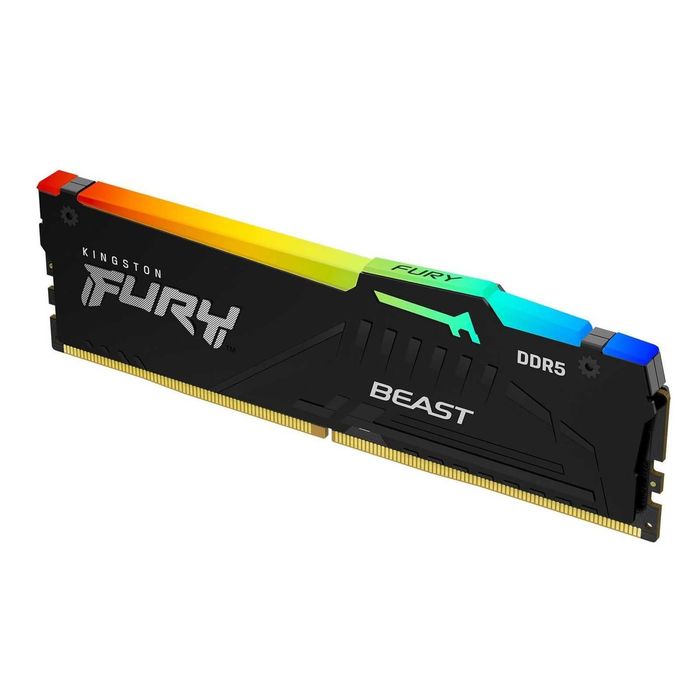 Модуль пам'яті Kingston Fury Beast DDR5 16GB 5200MHz CL40 RGB IntelXMP