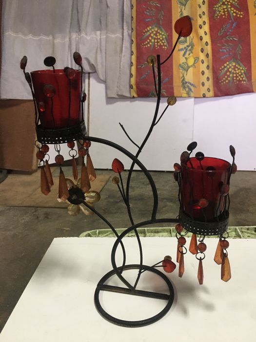 Dois candeeiro de velas