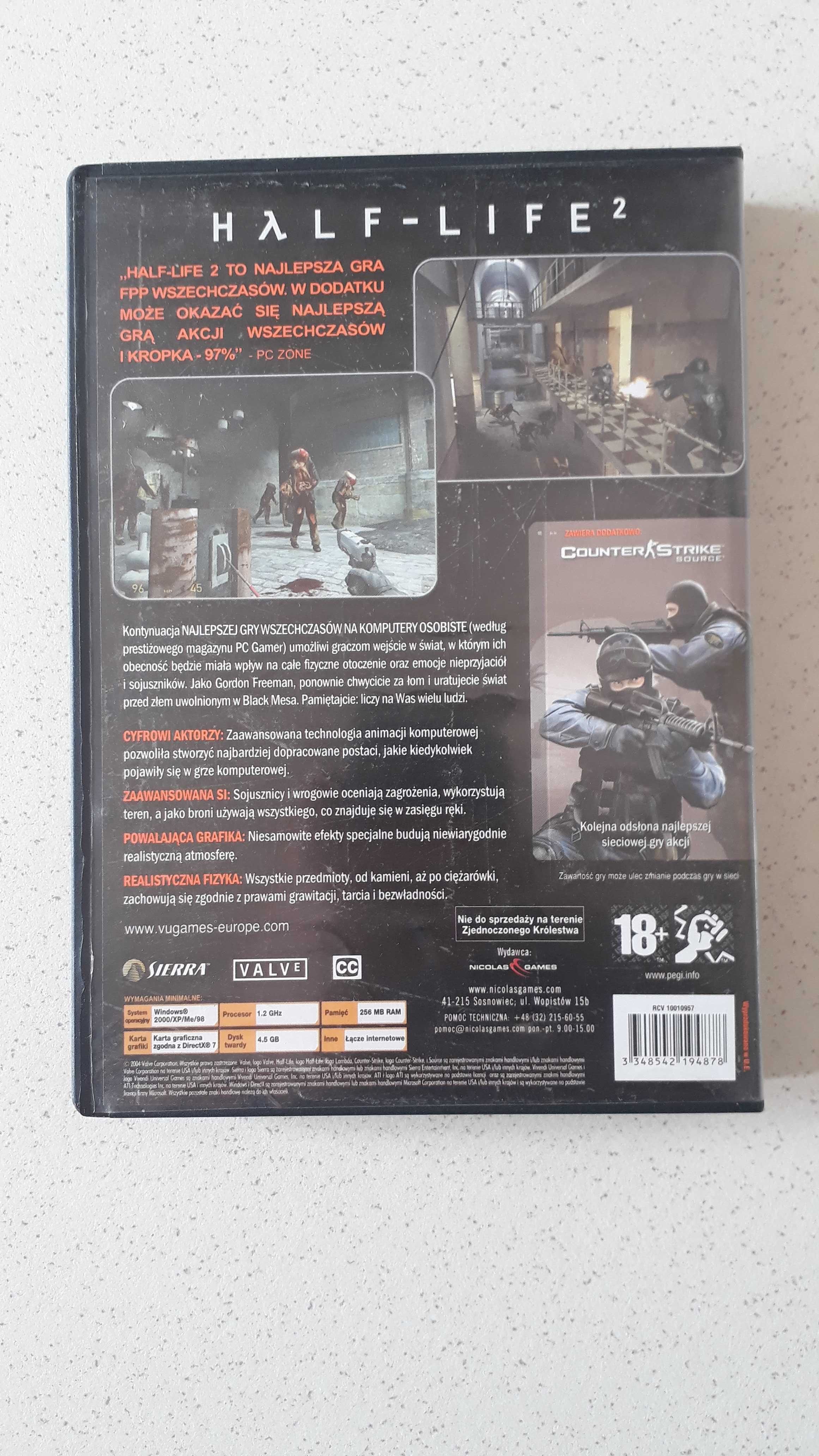 Gra Half Life 2 oryginał 5dvd
