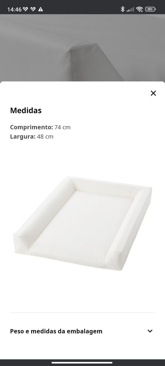 Muda fraldas Ikea