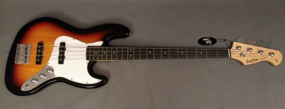 Harley Benton JB-20SB-gitara basowa-typ JazzBass-NOWA. GWARANCJA