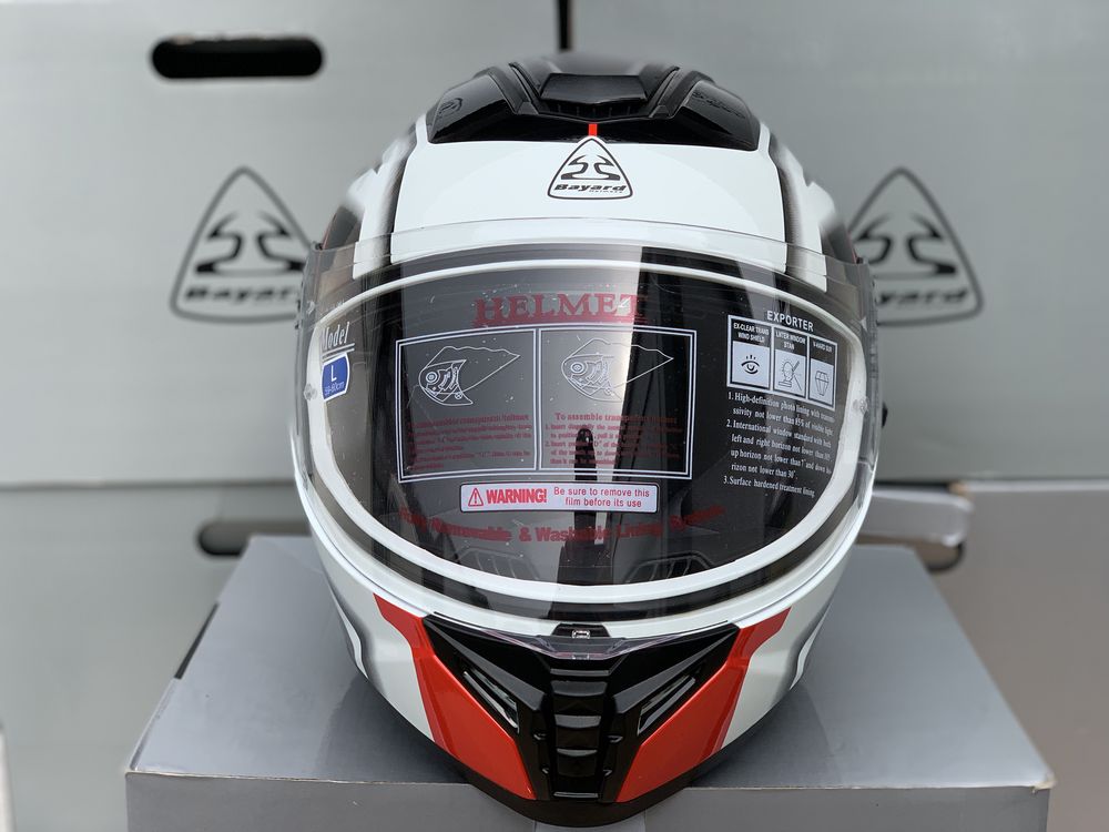 Kask motocyklowy BAYARD SP-68s Unity POLICARBON! Rozmiar L, XL