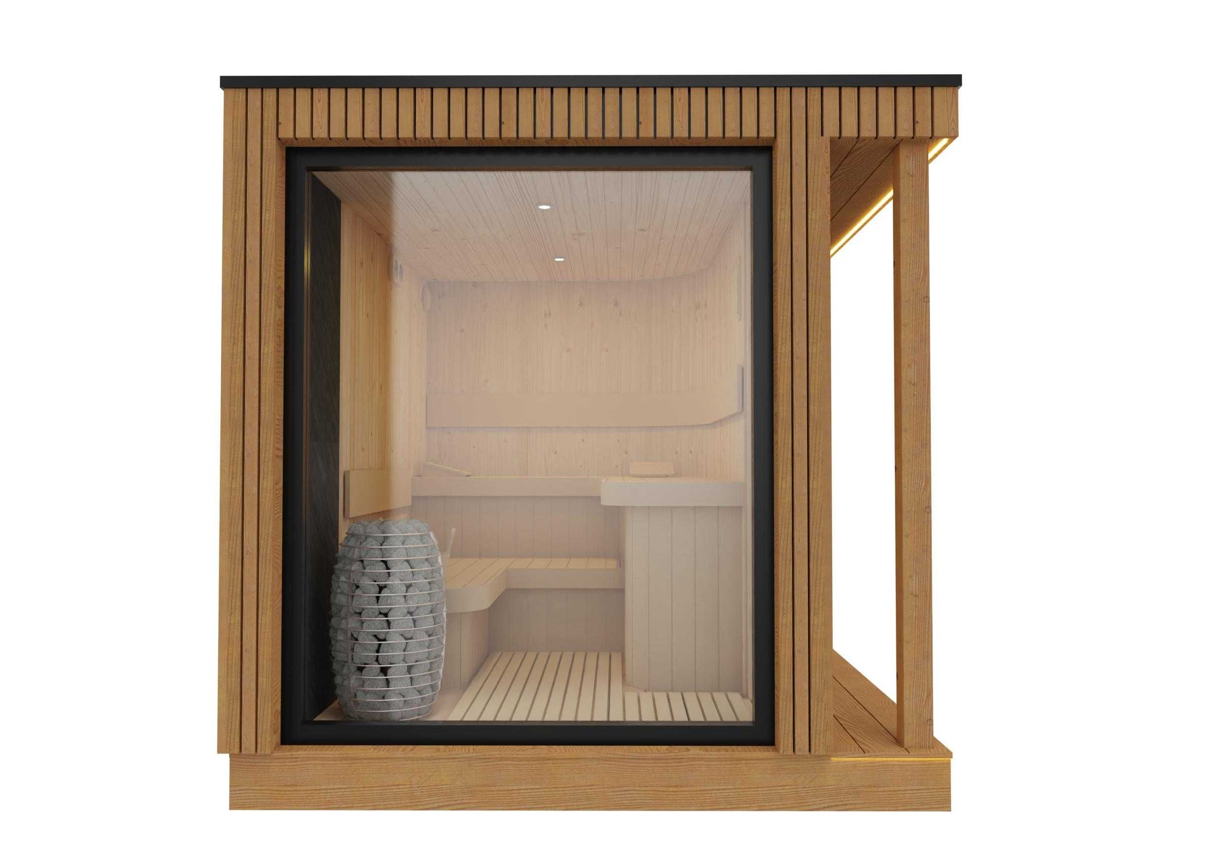 Sauna ogrodowa Alto 410 cm x 250 cm