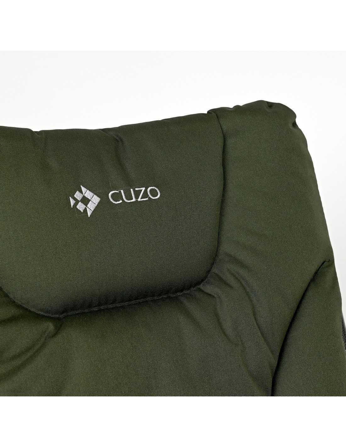 Риболовне крісло коропове Cuzo MIXO олива до 110 кг НОВИНКА 2025 року