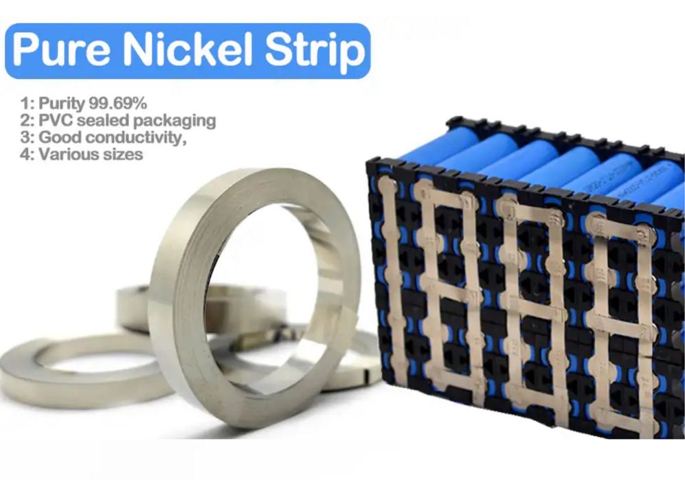 Лента для сварки аккум никель 0.15мм*8мм (5метров)