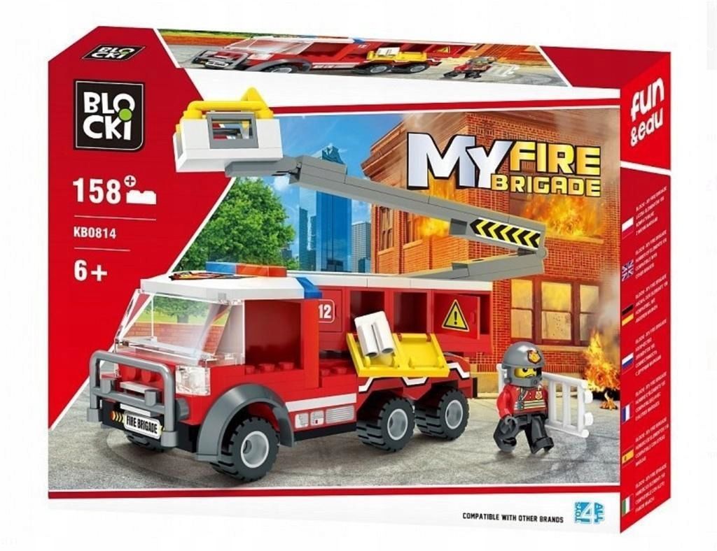 Klocki Blocki Myfirebrigade Podnośnik 158 El.