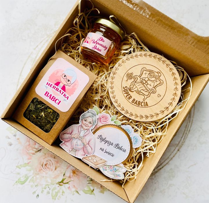 Prezent box dzień babci upominek
