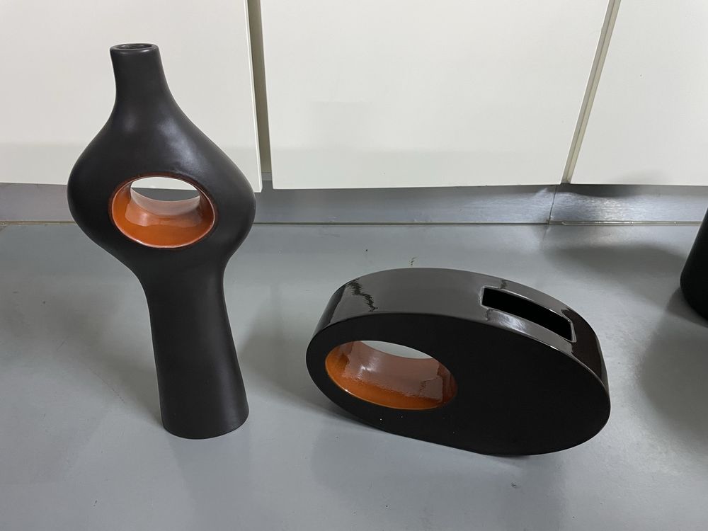 Peças de decoração em ceramica
