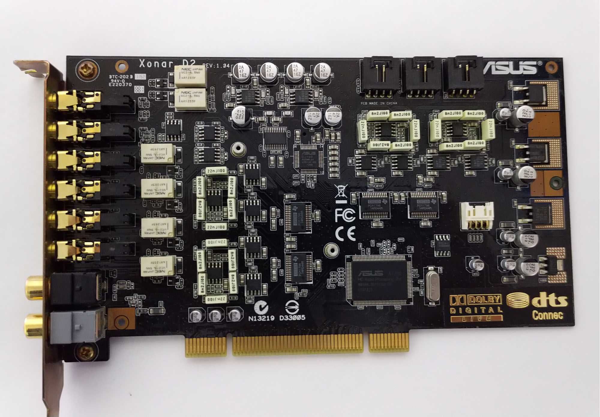 Звукова карта 7.1 PCI Asus Xonar D2