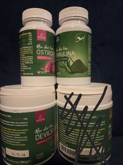 Suplementy pokusa dla psa