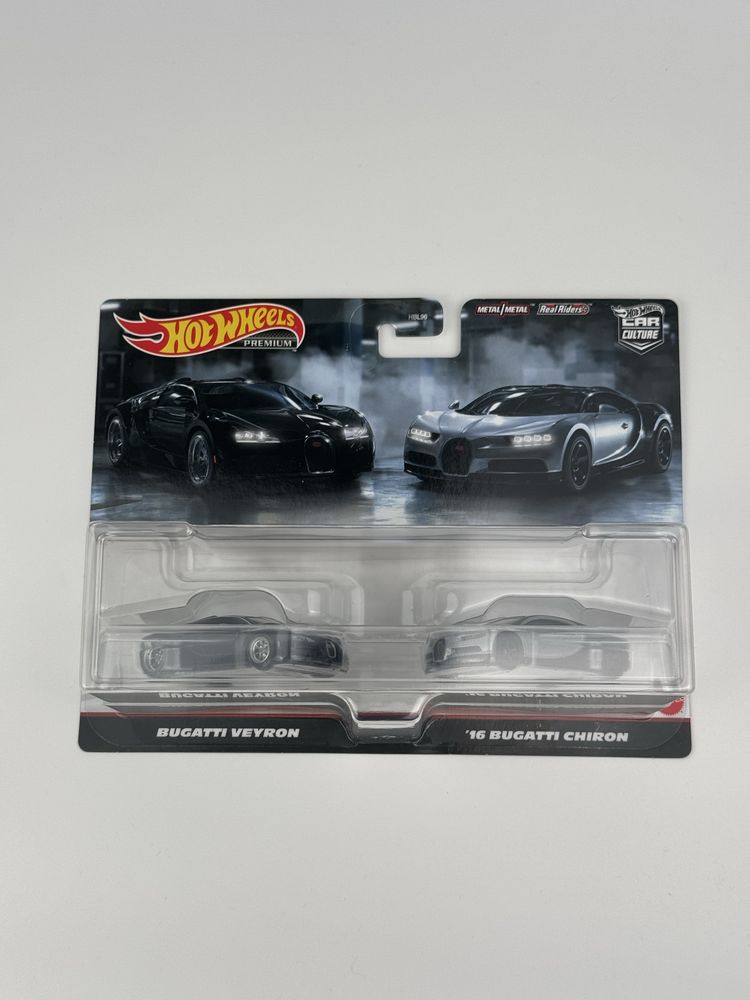 UNIKAT Hot Wheels Bugatti Veyron Chiron 2pak 2pack Premium