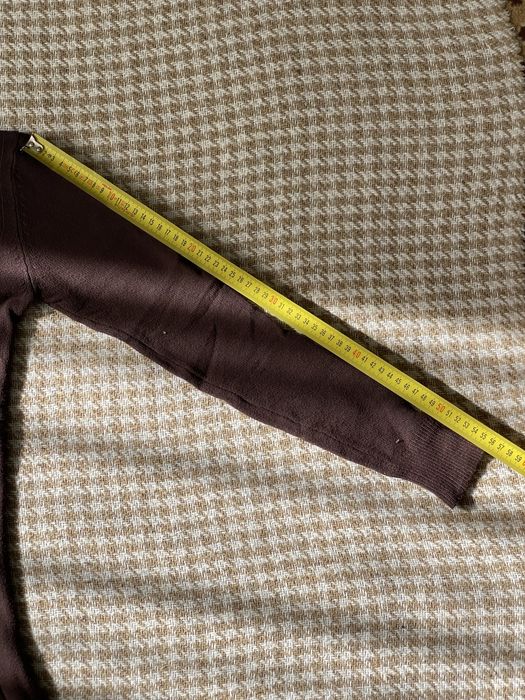 Тепле в’язане плаття-светр, шоколадного кольору з високим горлом