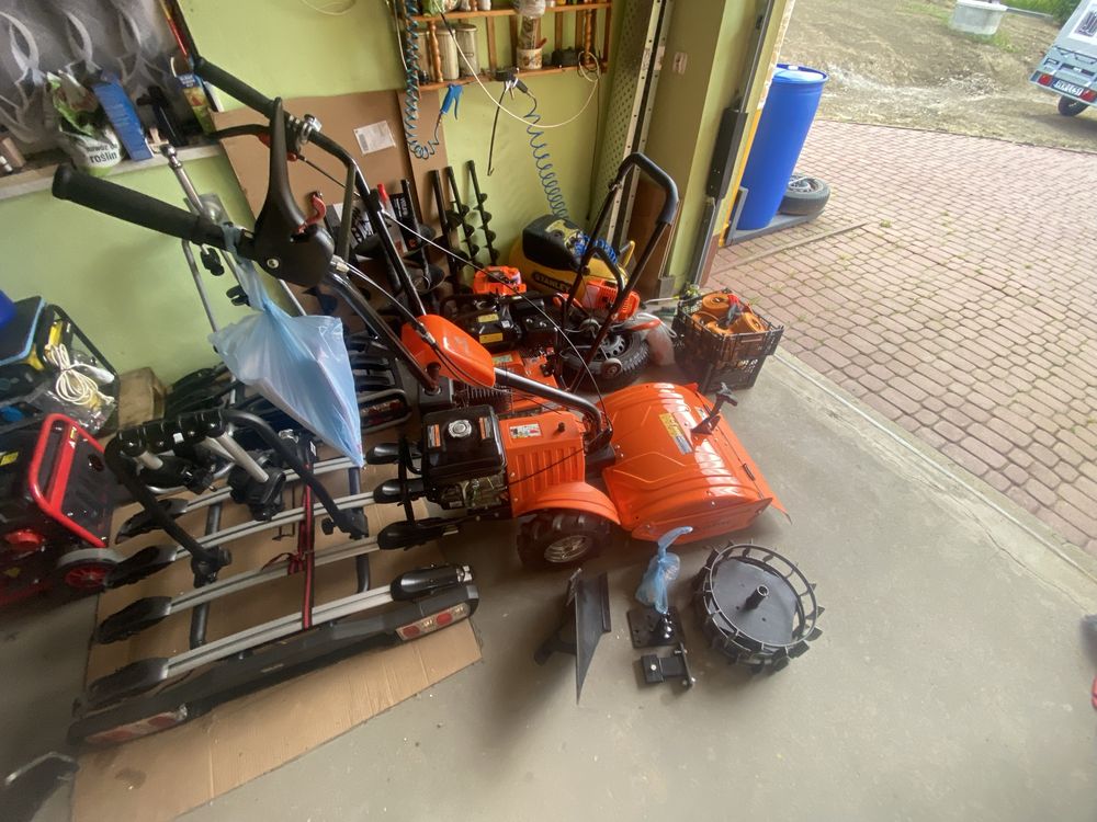 Sprzęt ogrodniczy budowlany ,Glebogryzarka, walec ogrodowy, świder
