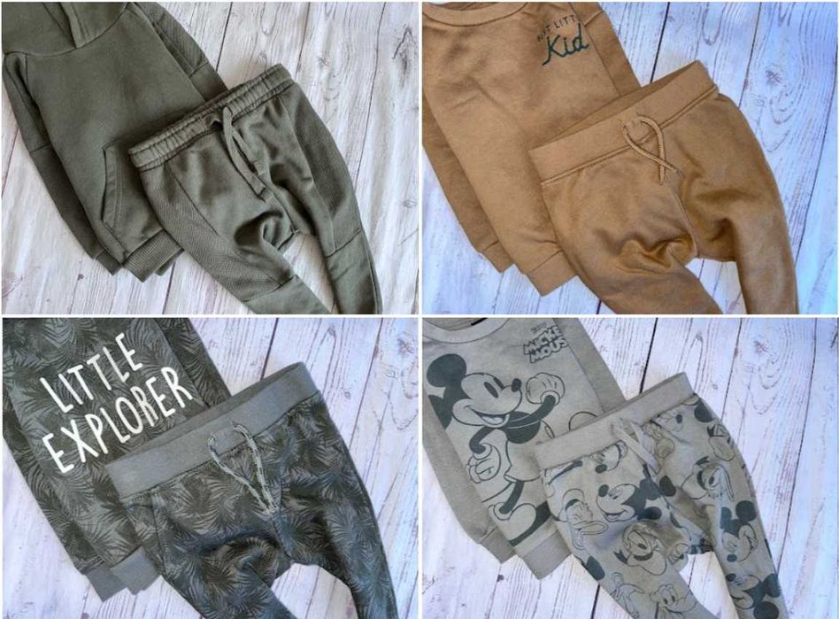 r.74-80 Mega paka 60szt zestaw ubranek dla Synka chłopca nike adidas