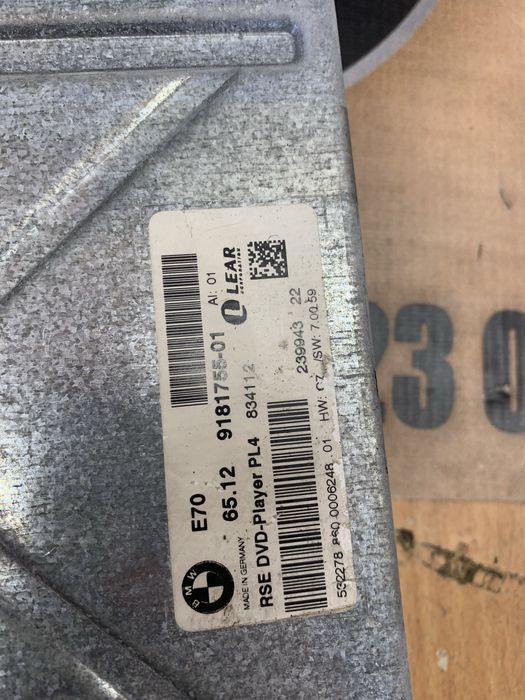 Монітор центральний екран дисплей тунеля dvd BMW X5 E70 БМВ Х5 Е70