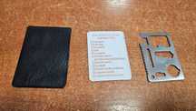 Karta przeżycia survivalowa multitool 11 funkcji smart survival