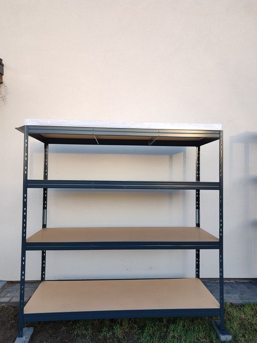 Regał Warsztatowy Zatrzaskowy na Nity 180x150x60 cm 4P/400 kg