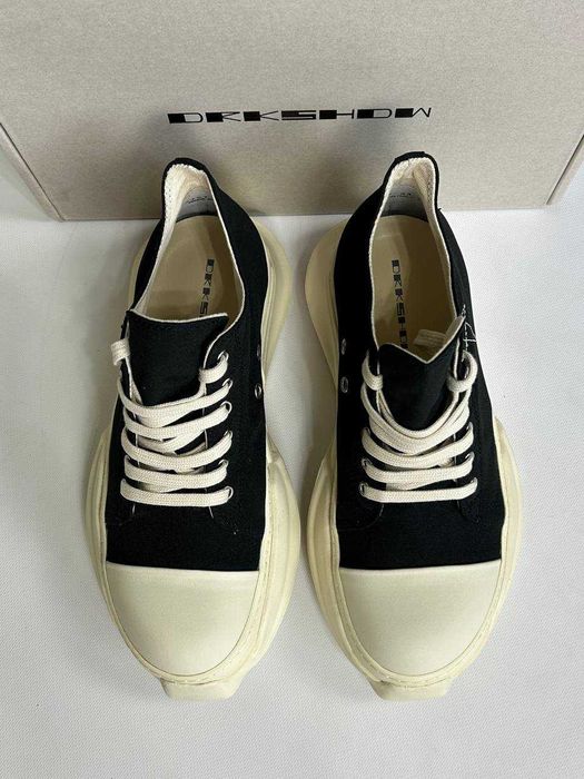 Rick Owens DRKSHDW Abstract Ramones jumbo lace laces кеди кросівки 43